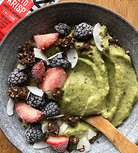 Green Machine Smoothie Bowl | Protein + Healthy Fats + Vitamins + Minerals