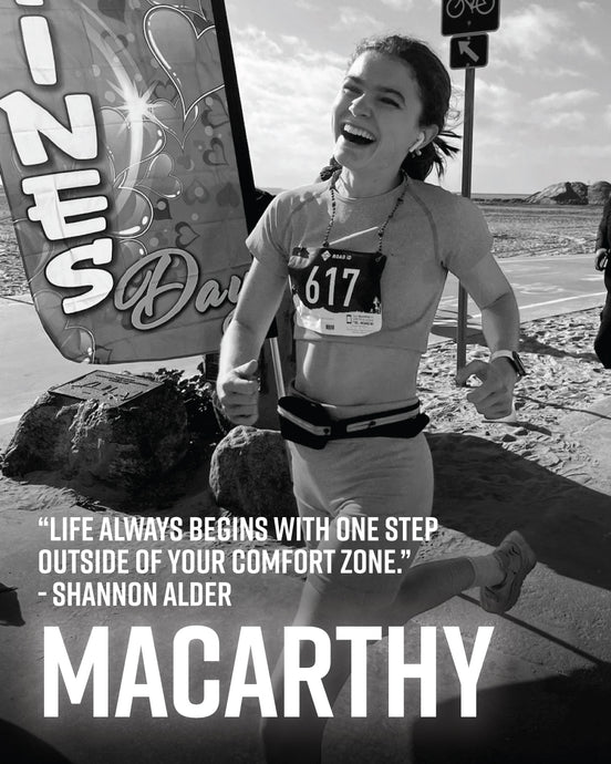 Macarthy: Life always begins with one step outside of your comfort zone