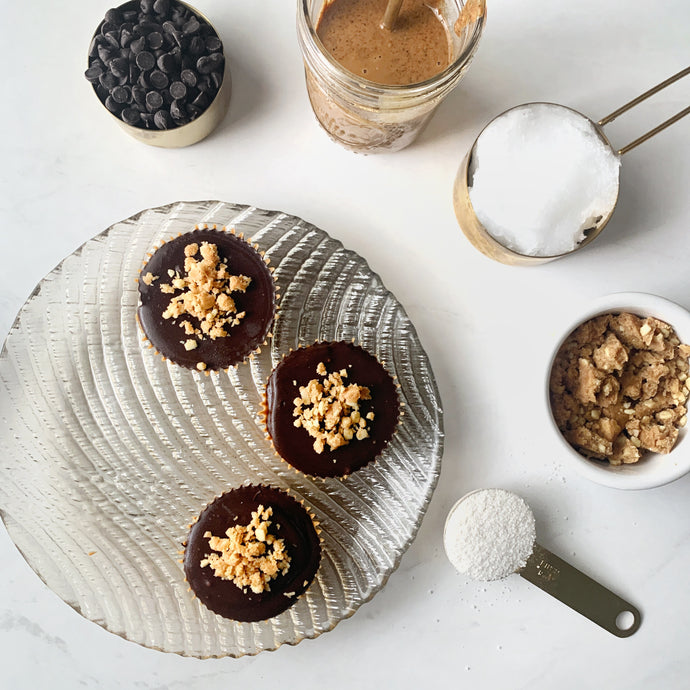 DARK CHOCOLATE ALMOND BUTTER CUPS