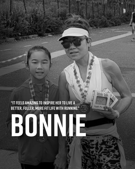 Bonnie: It feels amazing to inspire her to live a better, fuller, more fit life.