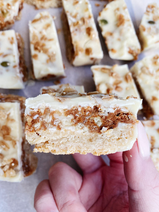 Triple Layer Shortbread Bars