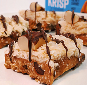 Krispy Almond Joy Bars